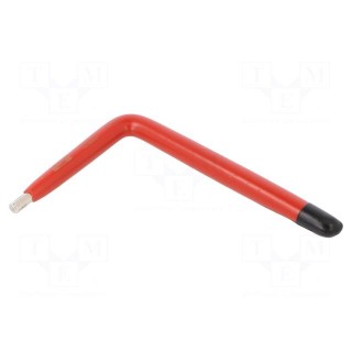 Wrench | hex key,insulated | HEX 5mm | tool steel | 1kV