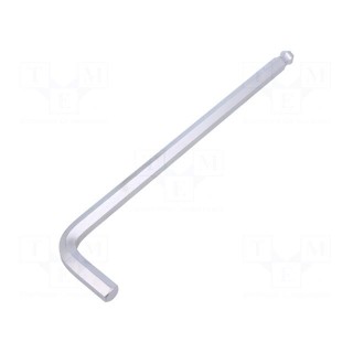 Wrench | hex key,spherical | HEX 10mm | tool steel | long | 234mm