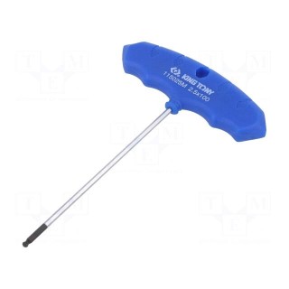 Wrench | hex key,spherical | HEX 2,5mm | Overall len: 137mm