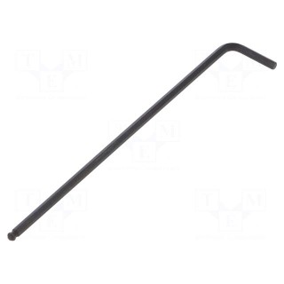 Wrench | hex key,spherical | HEX 3mm | Overall len: 128mm