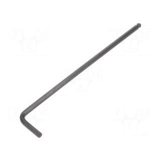 Wrench | inch,hex key,spherical | HEX 9/64" | Overall len: 136mm