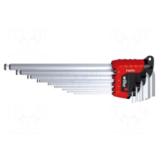 Wrenches set | hex key | Chrom-vanadium steel | Plating: chromium