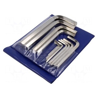 Wrenches set | hex key | steel | 13pcs.