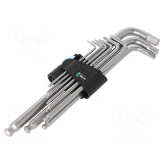 Wrenches set | Hex Plus key | stainless steel | 9pcs.