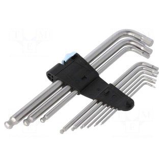 Wrenches set | Hex Plus key | stainless steel | 9pcs.