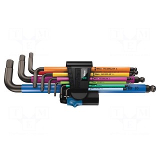 Wrenches set | Hex Plus key,spherical | with holding function