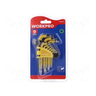 Wrenches set | Torx® | Chrom-vanadium steel | 9pcs.