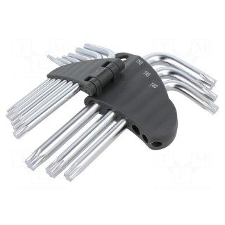 Wrenches set | Torx® | Chrom-vanadium steel | 9pcs.