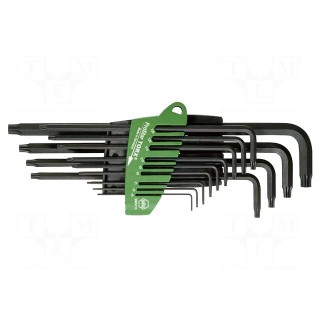 Wrenches set | Torx® | oxidized steel | Plating: black finish