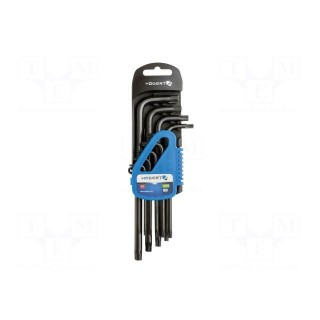 Wrenches set | Torx® | tool steel | long | 9pcs.