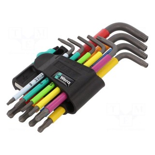Wrenches set | Torx®,Torx® with protection | steel | 9pcs.