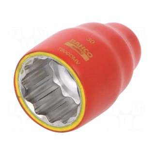 Key | insulated,twelve point socket,socket spanner | 30mm | 1/2"