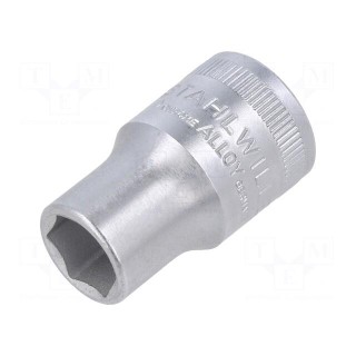 Socket | 6-angles,socket spanner | HEX 12mm | 1/2" | 38mm | short