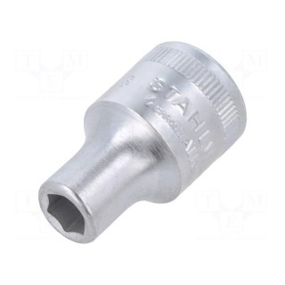 Socket | 6-angles,socket spanner | HEX 8mm | 1/2" | 38mm | short