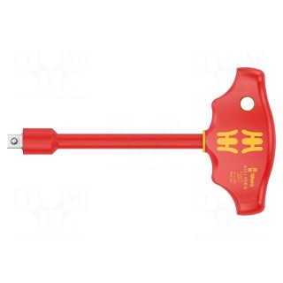 Handle for the key | insulated,socket spanner | 3/8" | 179mm