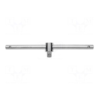 Knob | 1/2" | Chrom-vanadium steel | 255mm | Kind of handle: T
