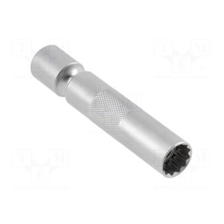 Socket | for spark plugs,socket spanner | 3/8" | Socket size: 14mm