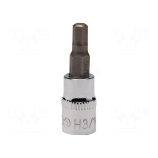 Socket | hex key,socket spanner | HEX 3mm | 1/4" | 37.5mm