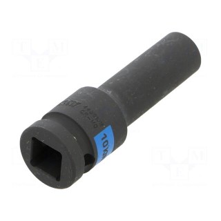 Socket | 6-angles,socket spanner,impact | HEX 10mm | 1/2" | 80mm