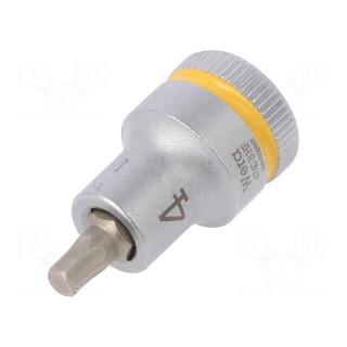 Socket | Hex Plus key,socket spanner | HEX 4mm | 3/8" | 35mm | Zyklop
