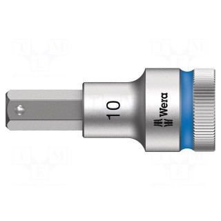 Socket | Hex Plus key,socket spanner | HEX 10mm | 1/2" | 60mm | Zyklop