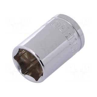 Key | hex socket,socket spanner | HEX 19mm | 1/2" | Plating: chromium