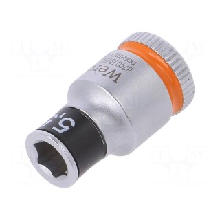 Socket | 6-angles,socket spanner | HEX 5,5mm | 1/4" | 23mm | Zyklop