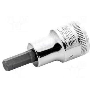 Socket | hex key,socket spanner | HEX 8mm | 3/8" | 50.5mm | tool steel
