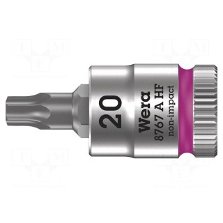 Socket | socket spanner,Torx® | TX20 | 1/4" | 28mm | Zyklop