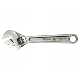 Wrench | adjustable | 100mm | Max jaw capacity: 13mm