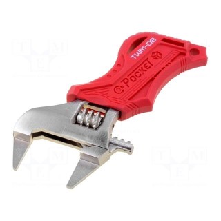 Wrench | adjustable | 110mm | Max jaw capacity: 24mm