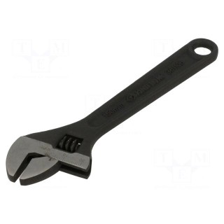 Wrench | adjustable | 150mm | Max jaw capacity: 20mm | blackened keys