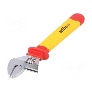 Wrench | insulated,adjustable | 250mm | Max jaw capacity: 30mm