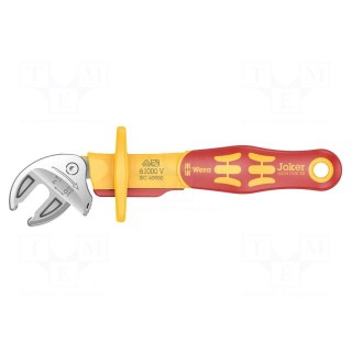 Wrench | insulated,adjustable,self-adjusting | 119mm | for to nuts