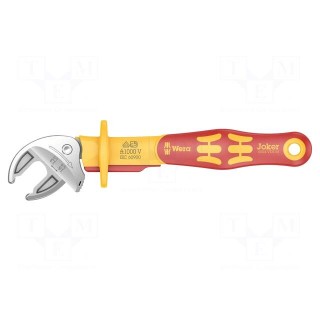 Wrench | insulated,adjustable,self-adjusting | 190mm | for to nuts