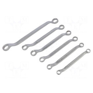 Wrenches set | bent,combination spanner | 6pcs.