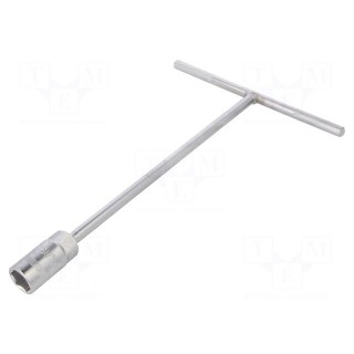 Wrench | socket spanner | HEX 17mm | Chrom-vanadium steel | 300mm