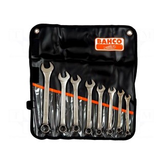Wrenches set | bent,combination spanner | 8pcs.