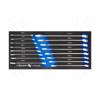 Wrenches set | combination spanner | 16pcs.