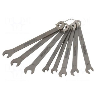 Wrenches set | combination spanner | stainless steel | 8pcs.