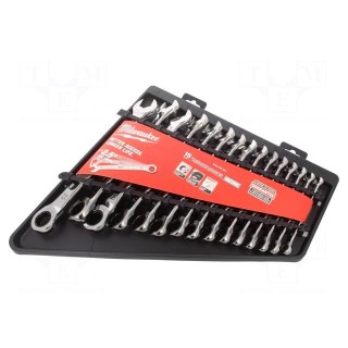 Wrenches set | combination spanner,with ratchet | Maxbite | 15pcs.