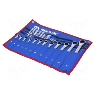 Wrenches set | combination spanner,with ratchet | 12pcs.
