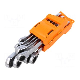 Wrenches set | combination spanner,with ratchet | 9pcs.