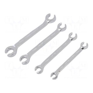 Wrenches set | for brake lines,flare nut wrench | 4pcs.