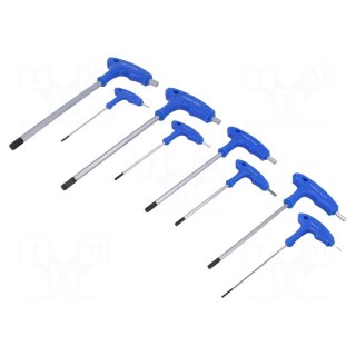 Wrenches set | hex key | 8pcs | Kind of handle: L