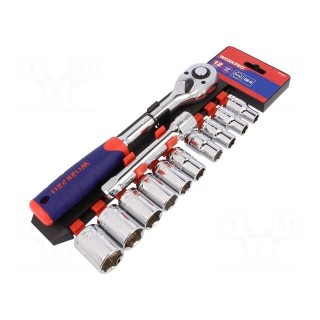 Wrenches set | 6-angles,socket spanner | 12pcs.