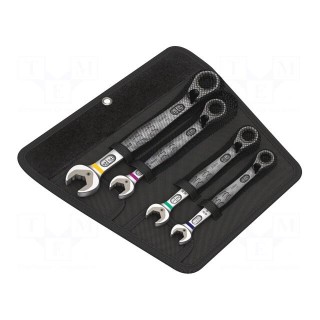 Wrenches set | inch,combination spanner,with ratchet | 4pcs.