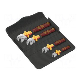 Wrenches set | insulated,adjustable,self-adjusting | 4pcs.