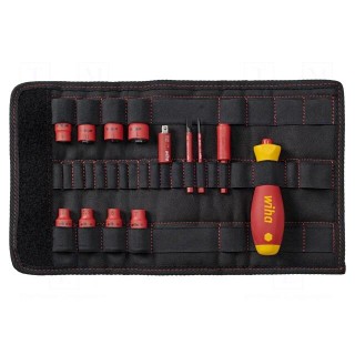 Wrenches set | 6-angles,insulated,socket spanner | steel | 1kVAC