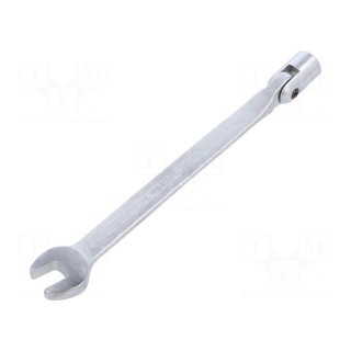 Wrench | combination swivel head socket,with joint | L: 188mm